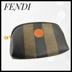 ヴィンテージ✨レア品■FENDI フェンディ■定番人気!ペカン柄ポーチ ブラウン