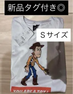 【新品タグ付き◎】トイストーリー　ウッディ Tシャツ Ｓサイズ 白T