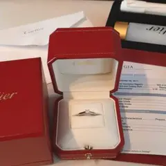 再値下げ☆カルティエ リング ソリテール 婚約指輪 6.5号