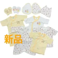 ディズニー くまのプーさん セット 新生児肌着 コンビ肌着 短肌着 ベビー