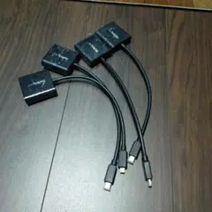microHDMIとRGB/Dsub15pinの変換ケーブル・アダプタ4本セット