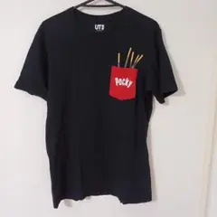 UNIQLO Tシャツ、ポッキー、Lサイズ