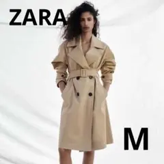 ZARA トレンチコート　ベージュ　Mサイズ