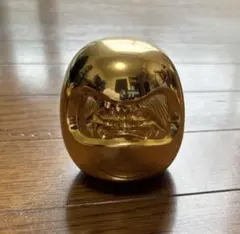 だるま　置物　本金メッキ