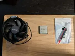 AMD Ryzen 5 2400G CPU + クーラー + グリス