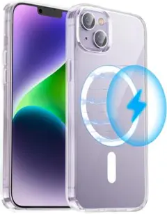 MagSafe対応・クリア iPhone14 用 ケース