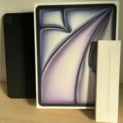 13インチiPad Air (M3) Applepencil pro,ケース付き