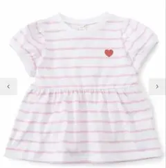 ペプラムパフTシャツ 100cm半袖　100%綿　apres les cours