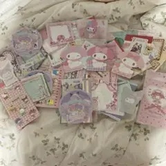 ♡キティちゃん、まいめろ、クロミバラメモ、レターセット、おすそ分け100枚以上