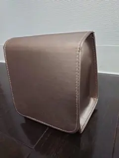 BVLGARI ブラウンレザー アクセサリーボックス