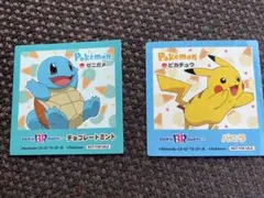 ポケモン　ステッカー　サーティワン　ピカチュウ　ゼニガメ