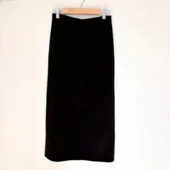 美品 UNIQLO ユニクロ タイトスカート ブラック M スリット入り