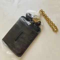 【新品未使用】dazzlin パスケース　ダークブラウン