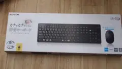 ELECOM TK-FDM116SKMBK 無線静音キーボードマウスセット356