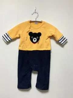 【美品】MIKIHOUSE クマ刺繍ロンパース