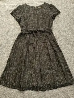 marché angélique ドット柄 半袖ワンピース
