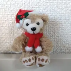 ダッフィー ぬいぐるみバッジ　クリスマス限定