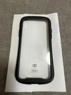 iFace iPhone XS用 ブラックバンパーフレーム