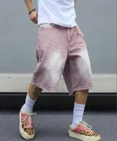 ハーフパンツ バギー ショーツ ピンク jaded london opium似