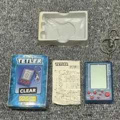 極美品　完品　テトリスゲーム レトロ TETLER 青