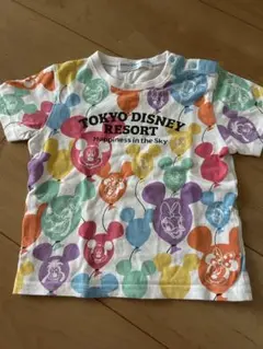 東京ディズニーリゾート　バルーン　Tシャツ　カラフル