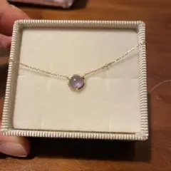 ete エテ 天然石 ネックレス ダイヤモンド フローライト k10