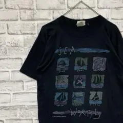 USA製90sヴィンテージTシャツ！シングルステッチ　半袖古着　ブラックM 15