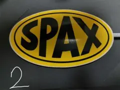SPAXステッカー②　（大　）