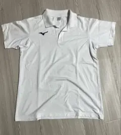 ミズノ　ポロシャツ　ミズノシャツ　白　XL 野球　ゴルフ　MIZUNO