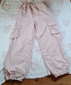 使用回数少なめ訳あり　H&M ピンクカーゴパンツ EUR 128