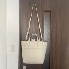 ロペピクニック　アイボリー ショルダーバッグ　ハンドバッグ