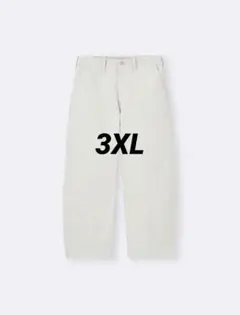 【未使用品】 GU バレルレッグワークパンツ (丈標準70.5~74.5cm)