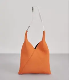 A + TOKYO W TRIANGLE TOTE S オレンジ