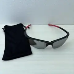 ブラック/レッド サングラス 収納袋付き　ビーチバレー