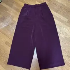 ユニクロ　クロップドワイドパンツ　新品未使用