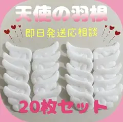 【20枚】匿名配送　天使の羽　パーツ　セット　天使の羽根
