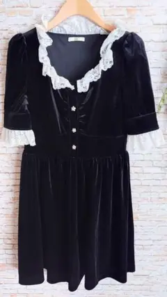 lissi Boutique リージーブティック　ワンピース　フリーサイズ　黒