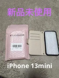 スマホケースiPhone13mini 新品未使用　手帳型
