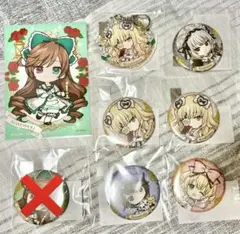 ローゼンメイデン まるくじ 缶バッジ ブロマイド アクリルチャーム