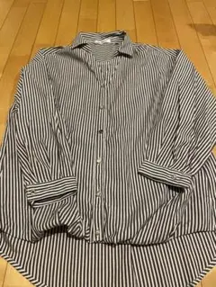 レイカズン　ミックスボタン　タックイン　長袖シャツ