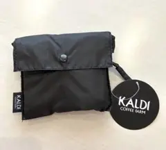 KALDI ブラック エコバッグ コンパクト