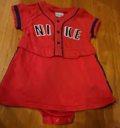 NIKE 赤 ワンピース 10-12M　80サイズ