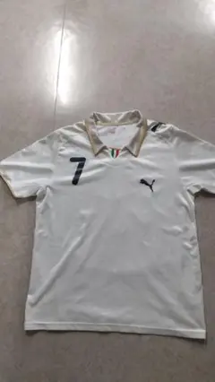 Puma ホワイト ポロシャツ del piero 1