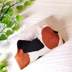 猫耳付きティッシュケース 三毛猫柄 切替生成