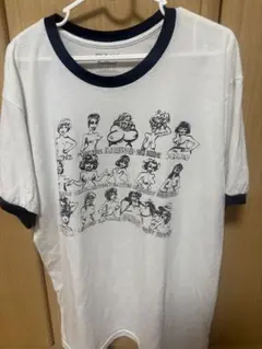 GILDAN DryBlend Tシャツ L ホワイト/ネイビー