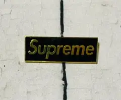 【SUPREME】ピンズ バッジ シュプリーム ブラック