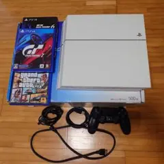 PlayStation 4 ホワイト 500GB コントローラー付き