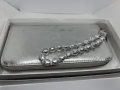NOJESS 長財布シルバー