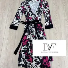 DIANE von FURSTENBERG 花柄ラップドレス サイズ2