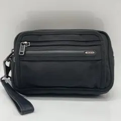 BN5677□TUMI セカンドバッグ クラッチバッグ ブラック